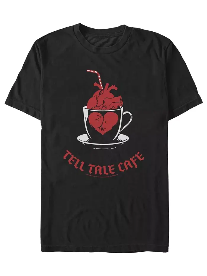 Мужская футболка Wednesday Addams Tell Tale Cafe Fifth Sun — изображение 1 из 3, черный