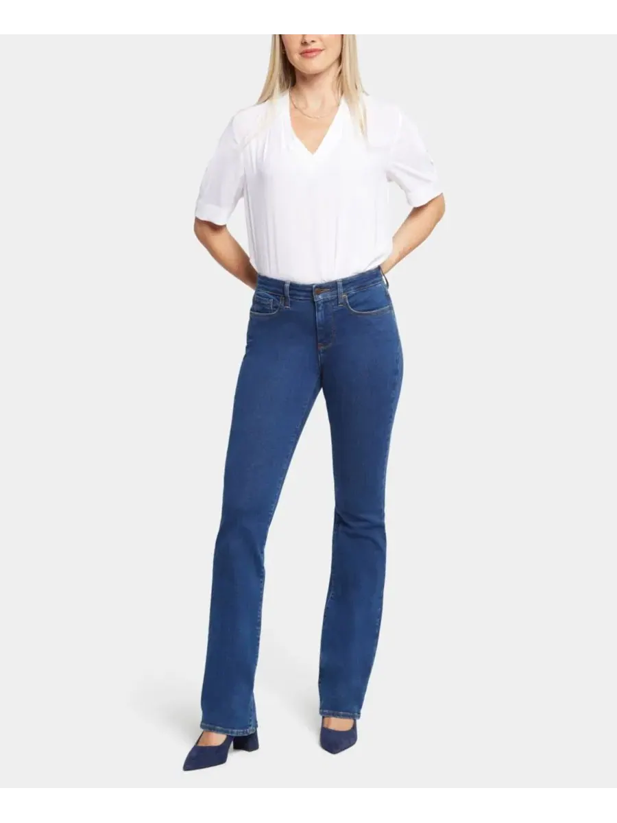 Джинсы-клеш с зауженной талией Barbara Bootcut Petite NYDJ, Quinn — изображение 1 из 6