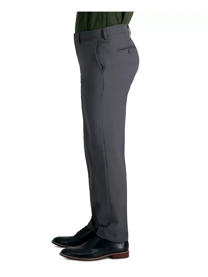 Мужские классические брюки прямого кроя Premium Comfort Slim-Fit с эластичной тканью для комфорта — 4