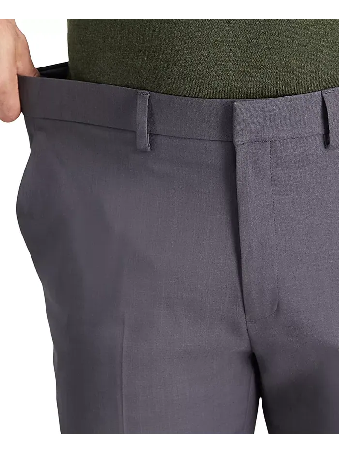 Мужские классические брюки прямого кроя Premium Comfort Slim-Fit с эластичной тканью для комфорта — 5