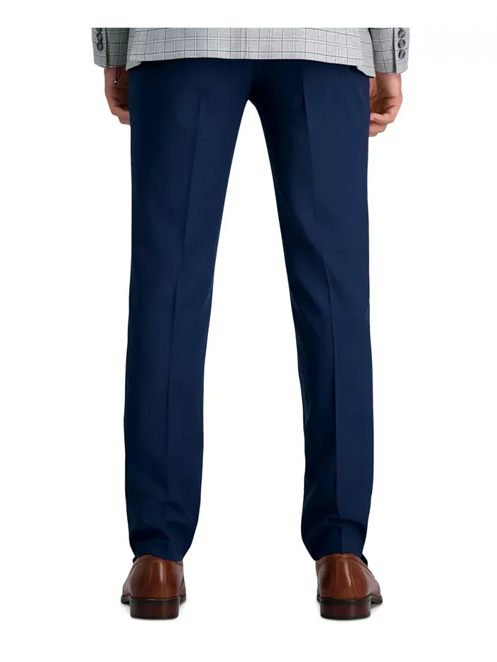 Мужские классические брюки прямого кроя Premium Comfort Slim-Fit с эластичной тканью для комфорта — 3