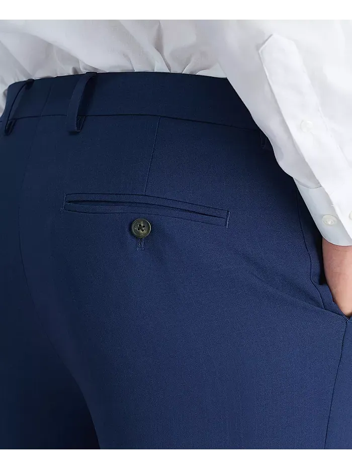 Мужские классические брюки прямого кроя Premium Comfort Slim-Fit с эластичной тканью для комфорта — 6