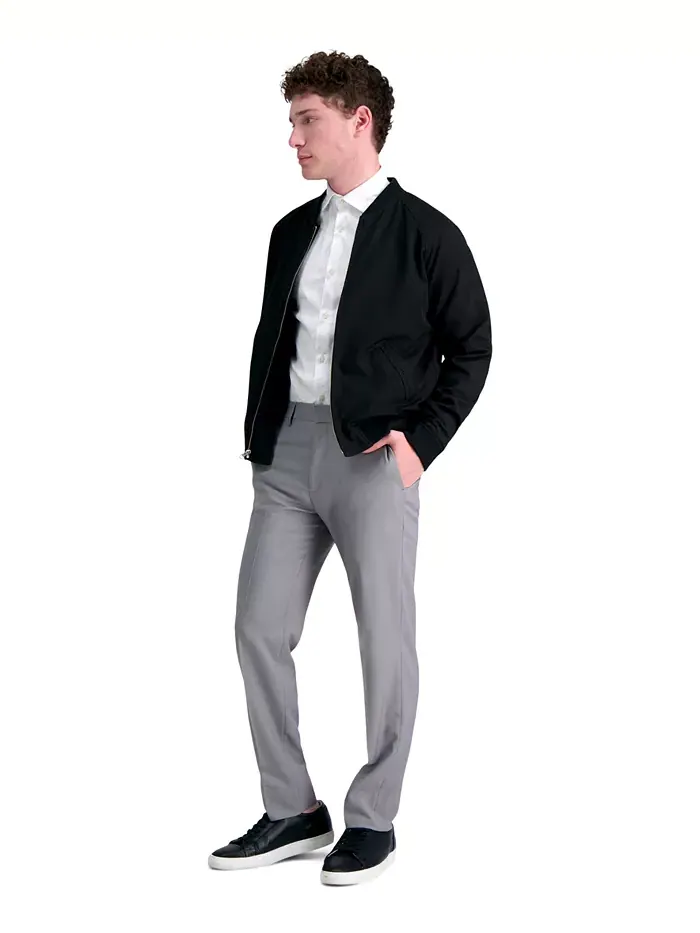 Мужские классические брюки прямого кроя Premium Comfort Slim-Fit с эластичной тканью для комфорта — 1