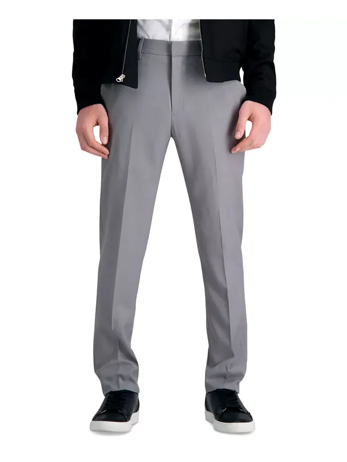 Мужские классические брюки прямого кроя Premium Comfort Slim-Fit с эластичной тканью для комфорта — 2