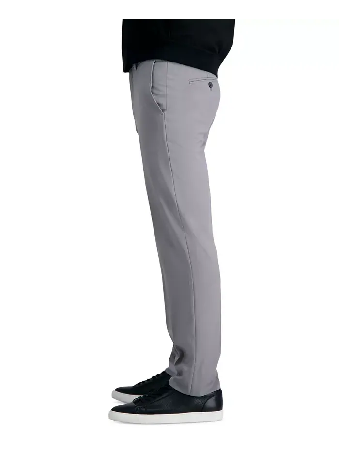 Мужские классические брюки прямого кроя Premium Comfort Slim-Fit с эластичной тканью для комфорта — 4