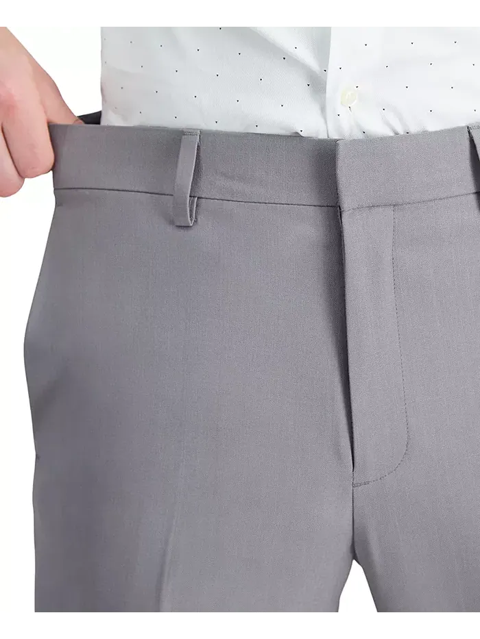Мужские классические брюки прямого кроя Premium Comfort Slim-Fit с эластичной тканью для комфорта — 5