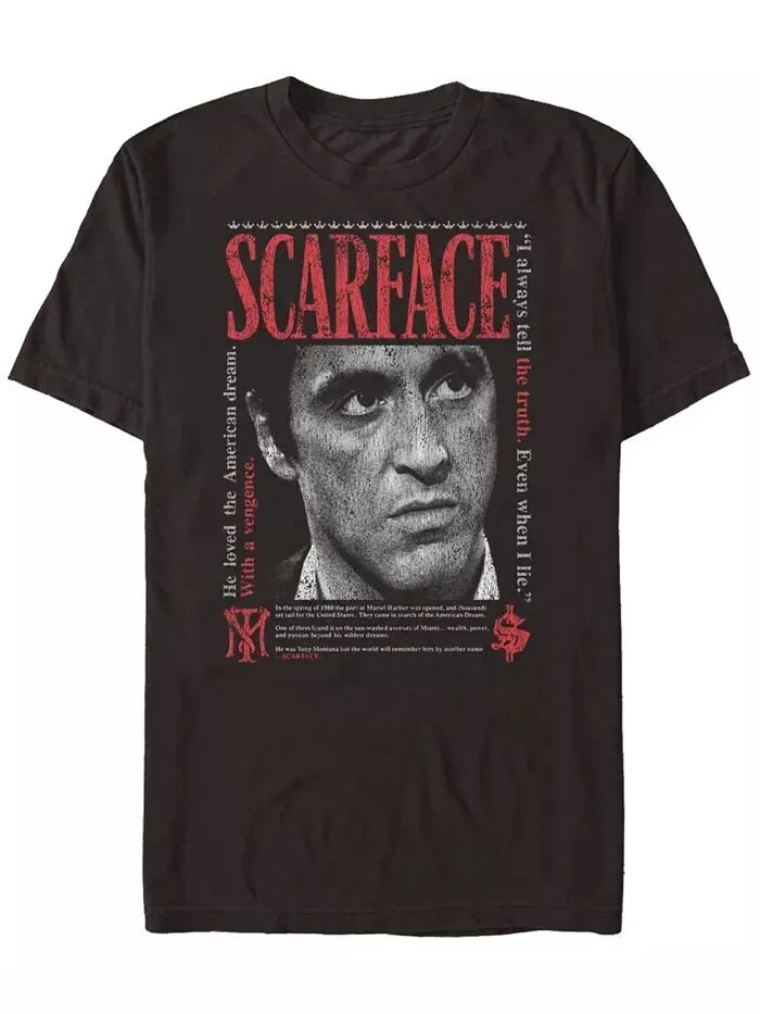 Футболка мужская Scarface Stare Down с короткими рукавами Fifth Sun — изображение 1 из 2, черный