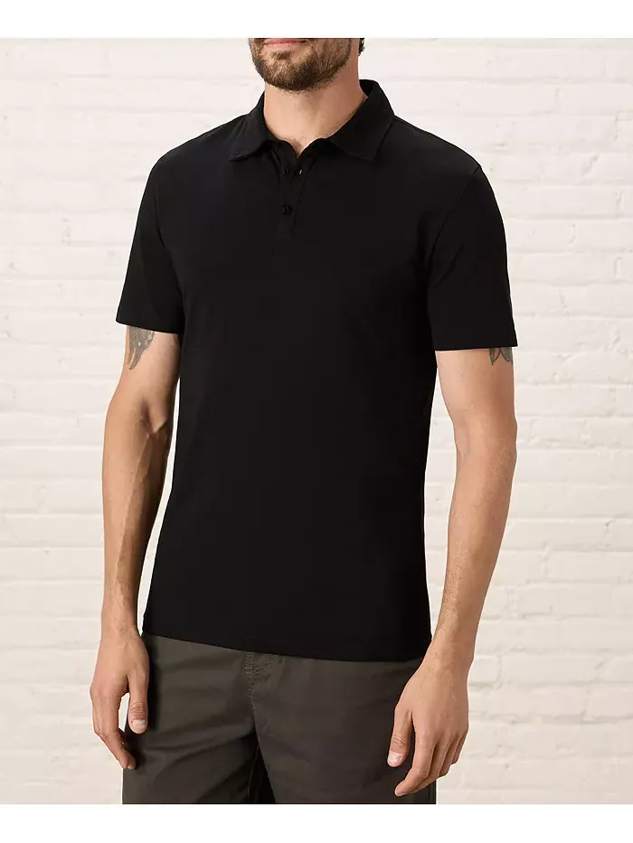 Мужская поло из органического хлопка Luxe Stretch Jersey Slim Pact