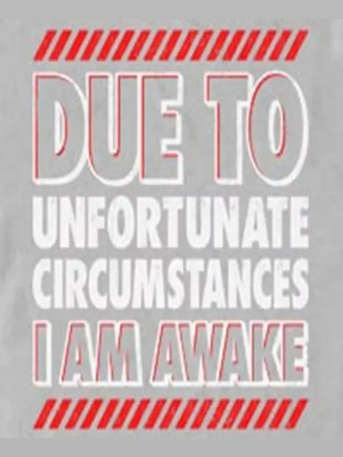 Мужская футболка с коротким рукавом I Am Awake Fifth Sun — изображение 3 из 3, серебряный