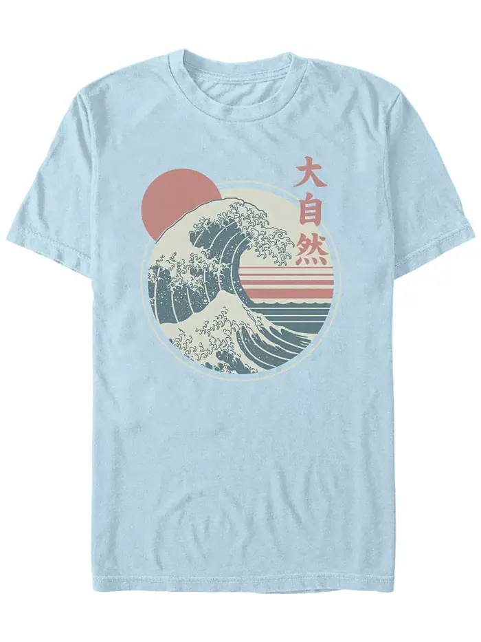 Мужская футболка с коротким рукавом Great Wave Fifth Sun — изображение 1 из 3, синий