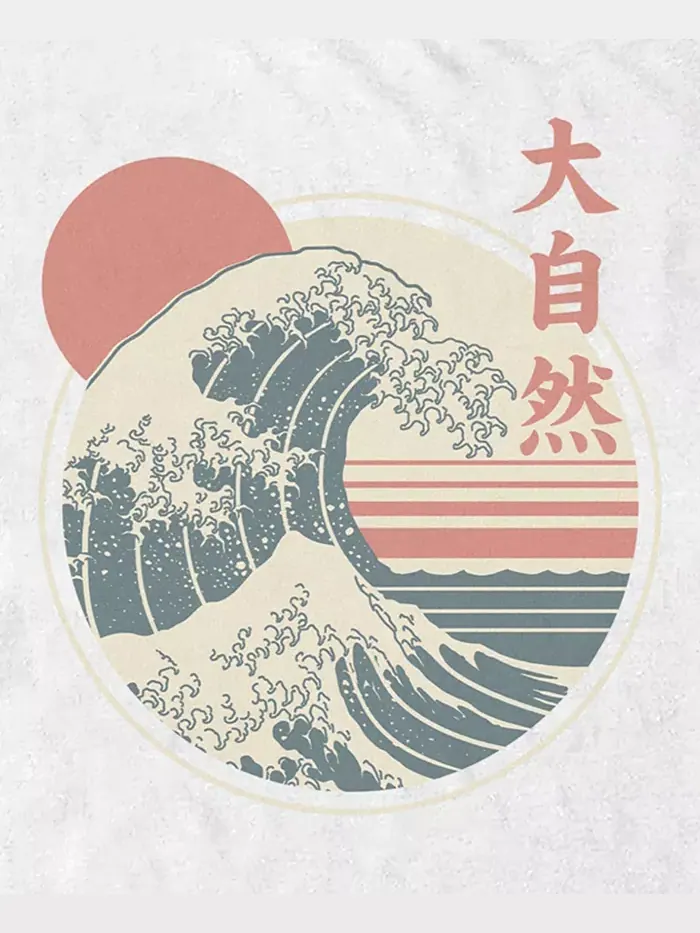Мужская футболка с коротким рукавом Great Wave Fifth Sun — изображение 3 из 3, белый