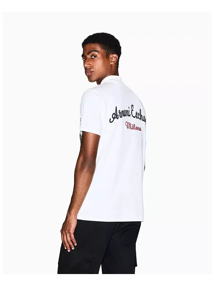Мужская футболка с мульти-логотипами A|X Armani Exchange — изображение 2 из 5, бежевый/бежевый