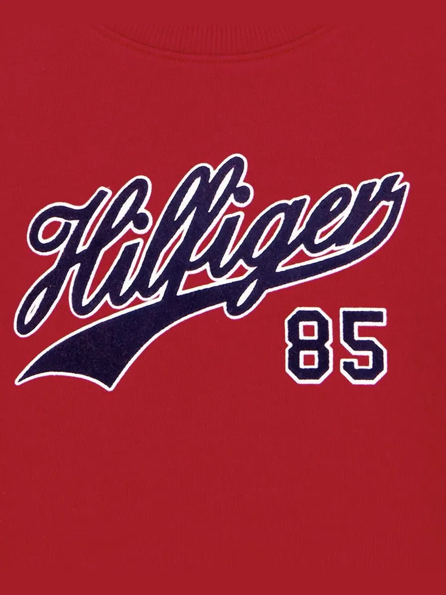 Комплект из свитшота и джоггеров с логотипом Tommy Hilfiger — изображение 4 из 5, красный/темно-синий