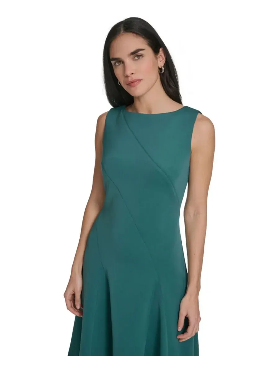 Платье с лодочкой и молнией сзади Calvin Klein — изображение 2 из 5, секуоя
