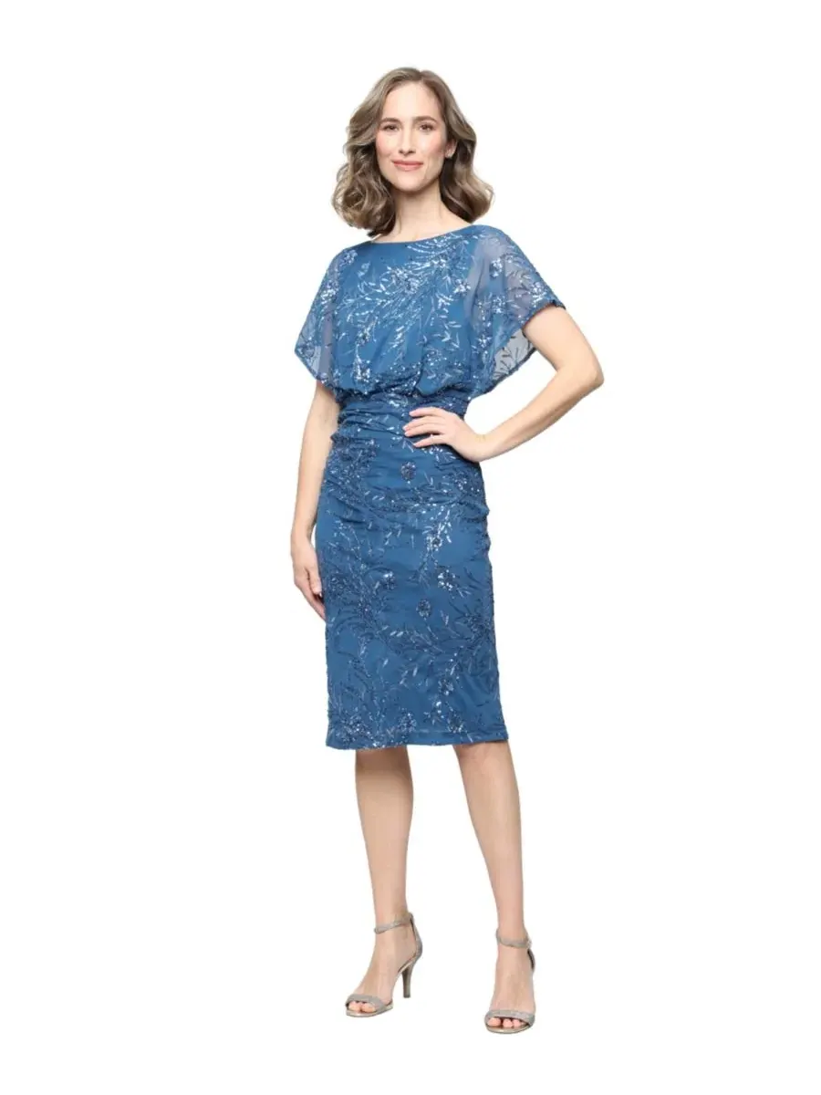 Платье с вышивкой и блестками SL Fashions
