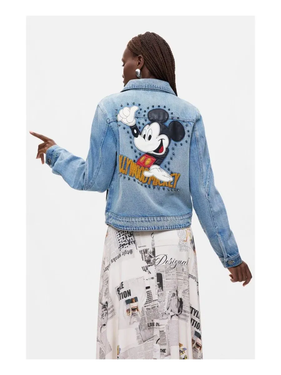Джинсовая куртка с принтом Mickey Desigual — изображение 4 из 4, нет цвета