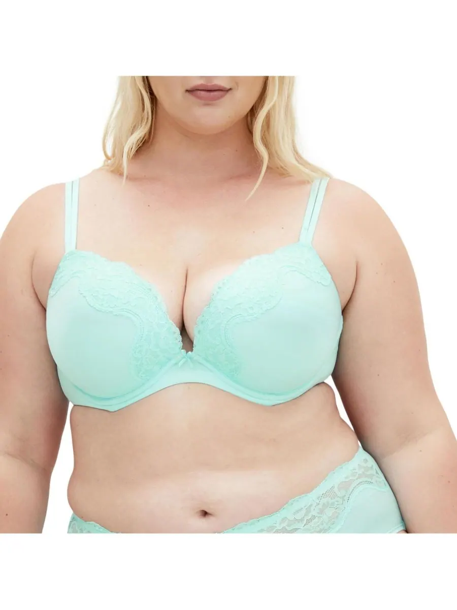 Женский бюстгальтер Adore Push Up CITY CHIC — изображение 1 из 5, голубой