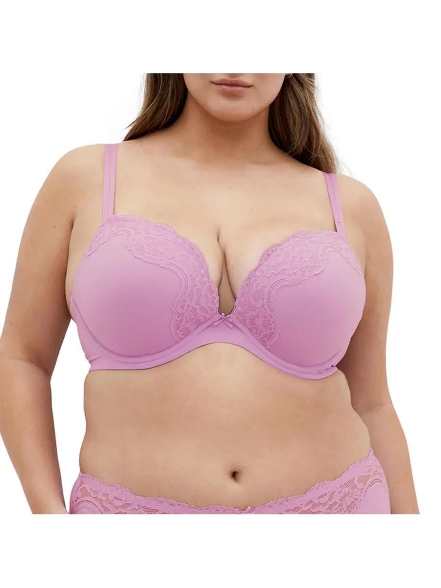 Женский бюстгальтер Adore Push Up CITY CHIC — изображение 1 из 5, фиолетовый розовый