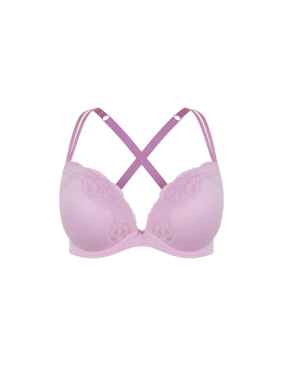 Женский бюстгальтер Adore Push Up CITY CHIC — изображение 4 из 5, фиолетовый розовый