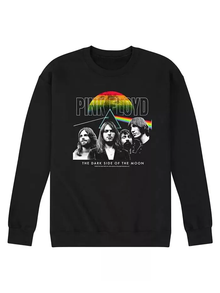 Мужская флисовая футболка Pink Floyd Group AIRWAVES — изображение 1 из 2, черный