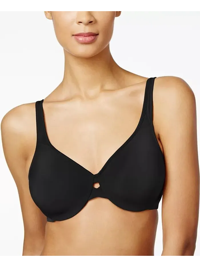 Бюстгальтер Minimizer Plunge Into Comfort Keyhole с косточками 904 Lilyette — изображение 1 из 3, оникс