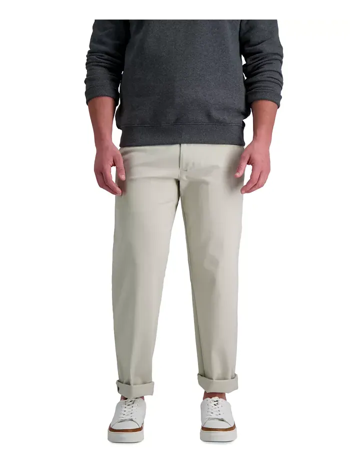 Мужские брюки Life Khaki прямого кроя Comfort Pant Haggar — 4