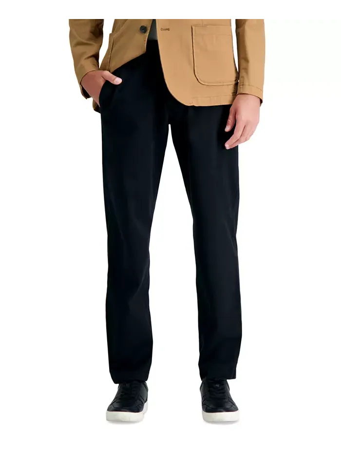 Мужские прямые брюки Life Khaki Comfort Haggar — изображение 1 из 6, черный