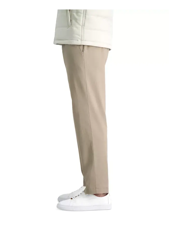 Мужские прямые брюки Life Khaki Comfort Haggar — изображение 3 из 6, хаки