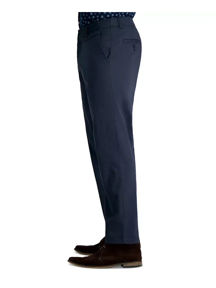 Мужские прямые брюки Life Khaki Comfort Haggar — изображение 4 из 9, сумерки