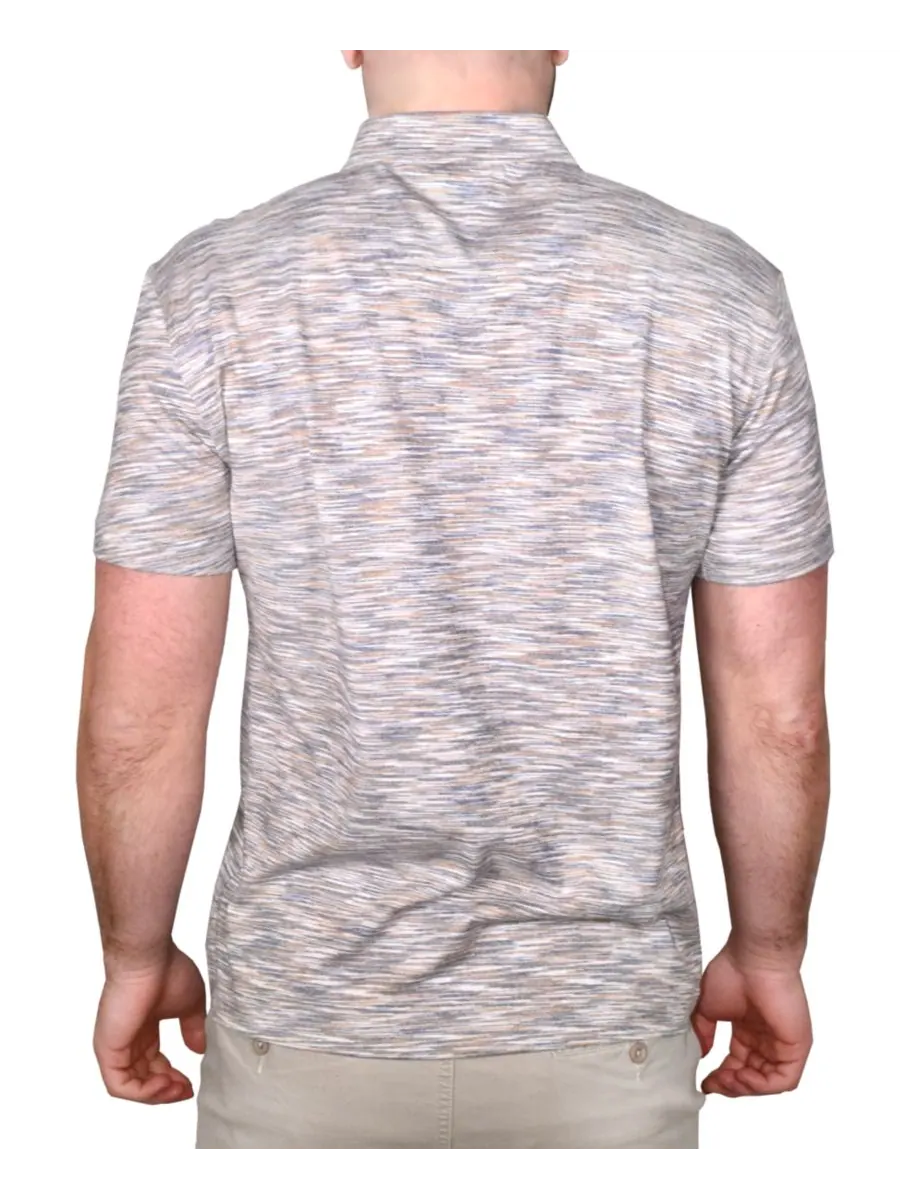 Мужская рубашка поло с эффектом космической окраски Vintage 1946 — изображение 2 из 5, темно-синий мульти