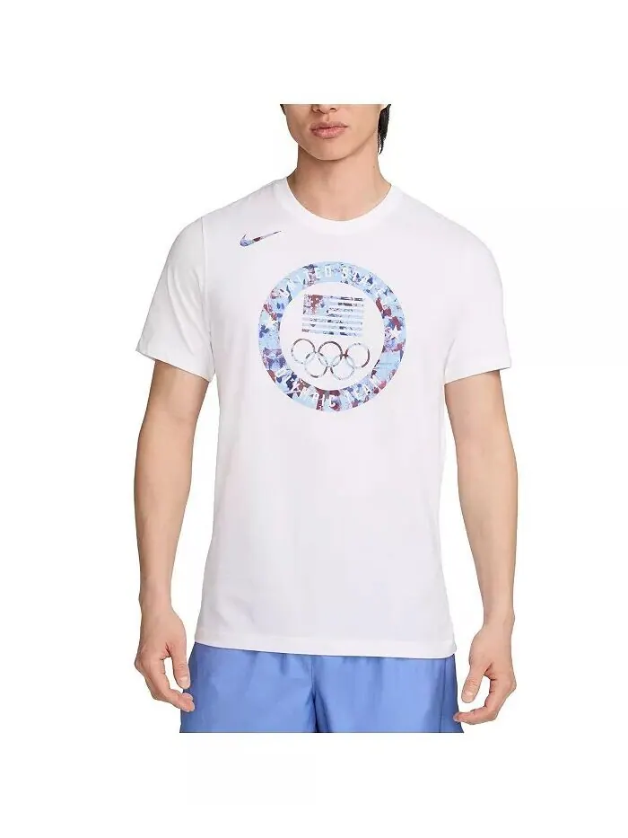 Мужская белая футболка Team USA Puck Club Nike — изображение 1 из 3, белый