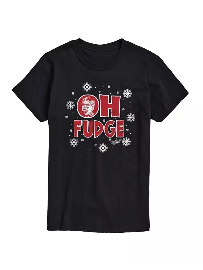 Мужская футболка с коротким рукавом A Christmas Story Oh Fudge AIRWAVES — изображение 1 из 3, черный