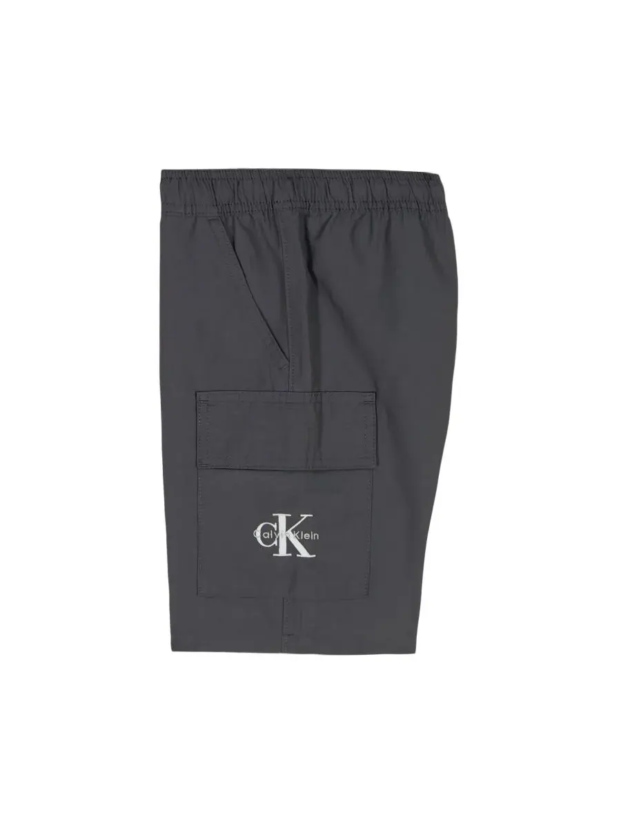 Детские шорты-карго из технологичной ткани, размер 8-20 Calvin Klein — изображение 3 из 6, чугунный