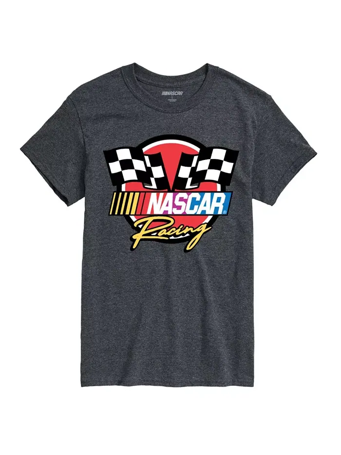 Мужская футболка с коротким рукавом NASCAR Racing AIRWAVES — изображение 1 из 3, серый