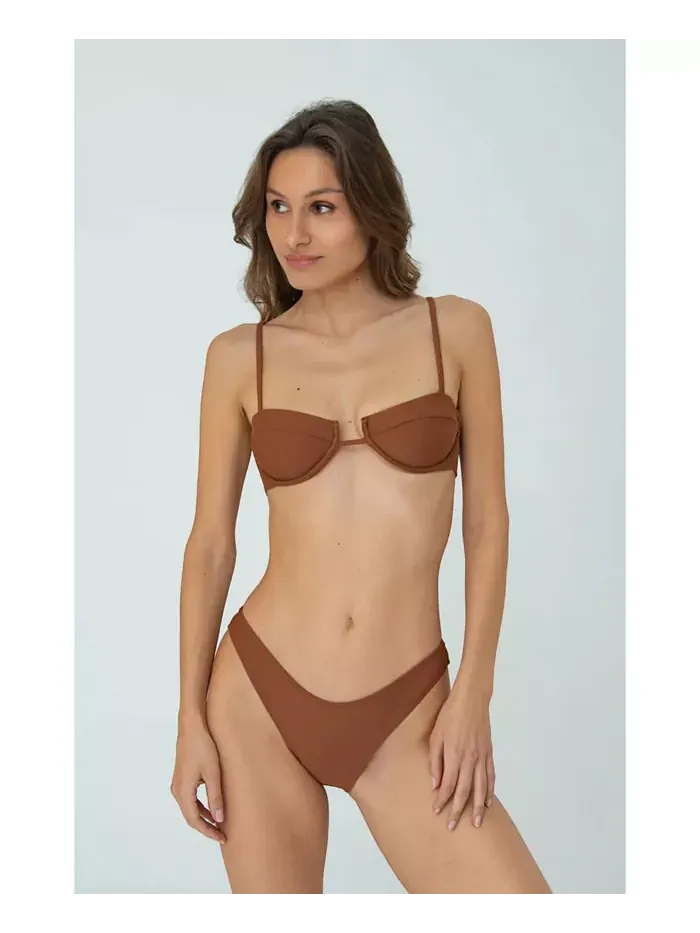 Плавки Lola Bottom Bright Swimwear — изображение 4 из 4, коричневый