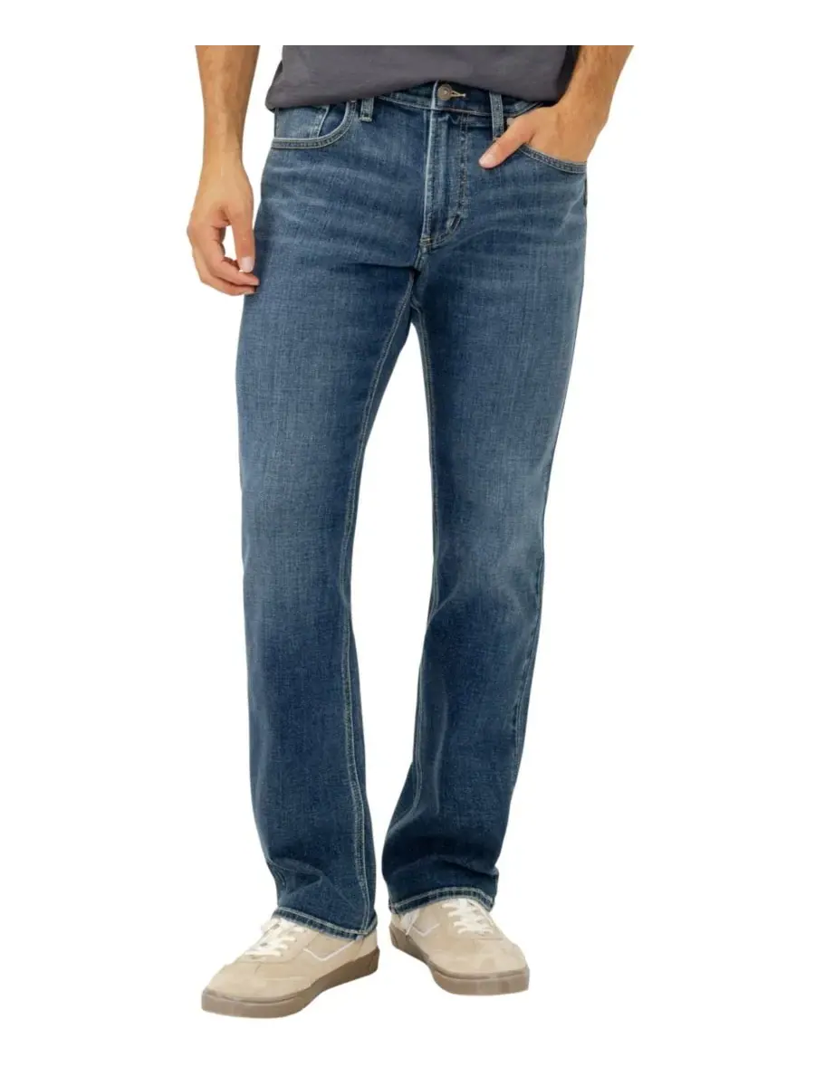 Мужские джинсы Jace Slim Bootcut Silver Jeans Co. — изображение 1 из 3, синий