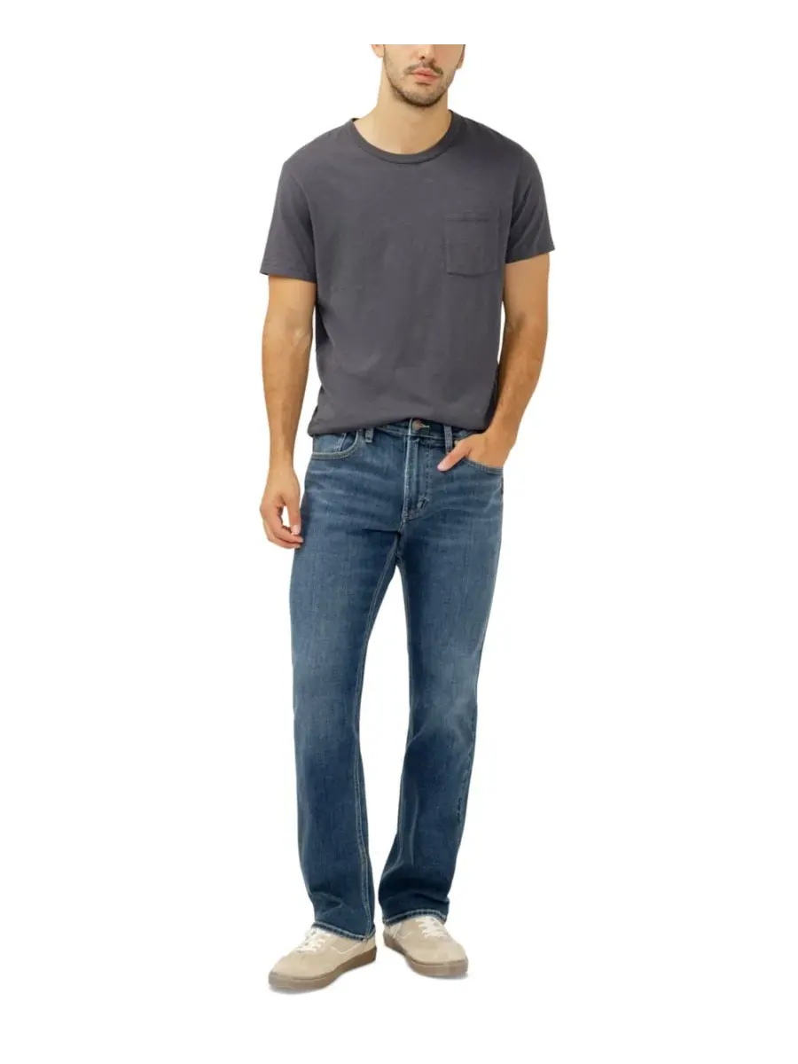 Мужские джинсы Jace Slim Bootcut Silver Jeans Co. — изображение 3 из 3, синий