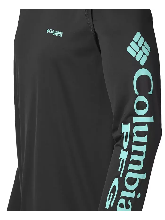 Мужская быстросохнущая рубашка PFG Terminal Tackle UPF 50 Columbia — изображение 4 из 7, черный