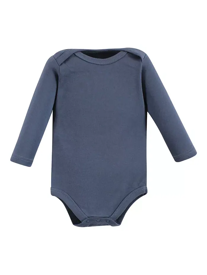 Боди для мальчиков из хлопка с длинным рукавом, Wild Buffalo, комплект из 7 штук Hudson Baby — изображение 3 из 9