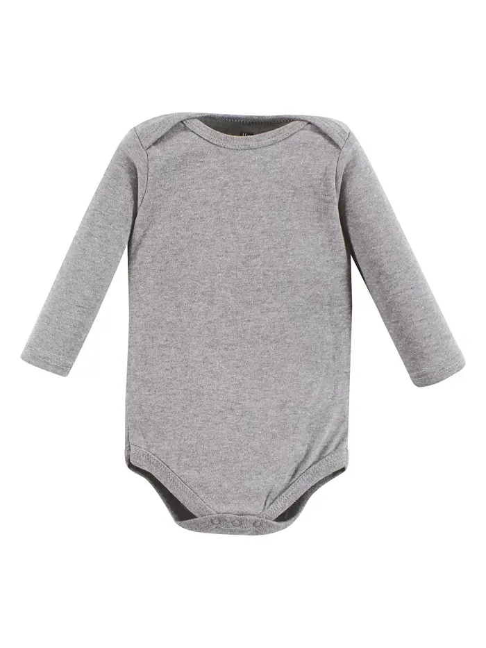 Боди для мальчиков из хлопка с длинным рукавом, Wild Buffalo, комплект из 7 штук Hudson Baby — изображение 4 из 9