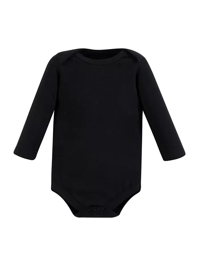 Боди для мальчиков из хлопка с длинным рукавом, Wild Buffalo, комплект из 7 штук Hudson Baby — изображение 6 из 9