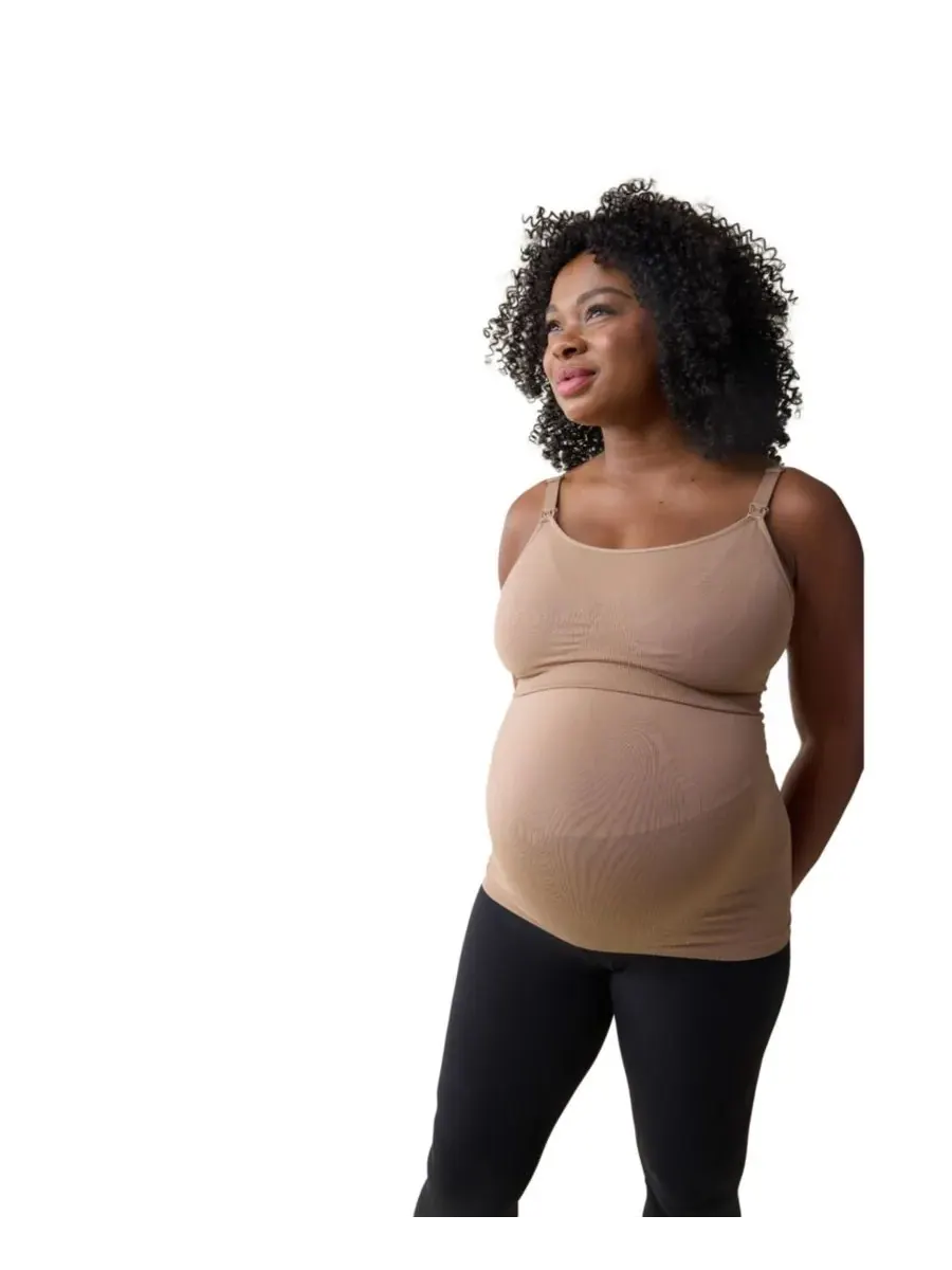 Комплект из двух маек для кормления и сцеживания Maternity Ingrid + Isabel Basics — изображение 4 из 7, черный