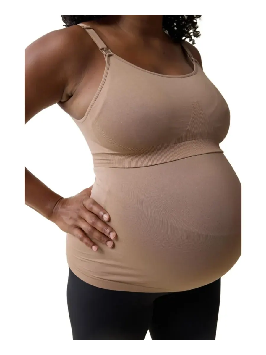 Комплект из двух маек для кормления и сцеживания Maternity Ingrid + Isabel Basics — изображение 5 из 7, черный