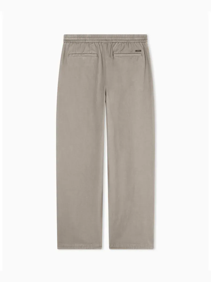 Мужские брюки IBIZA X из хлопковой саржи со складками A|X Armani Exchange — 3