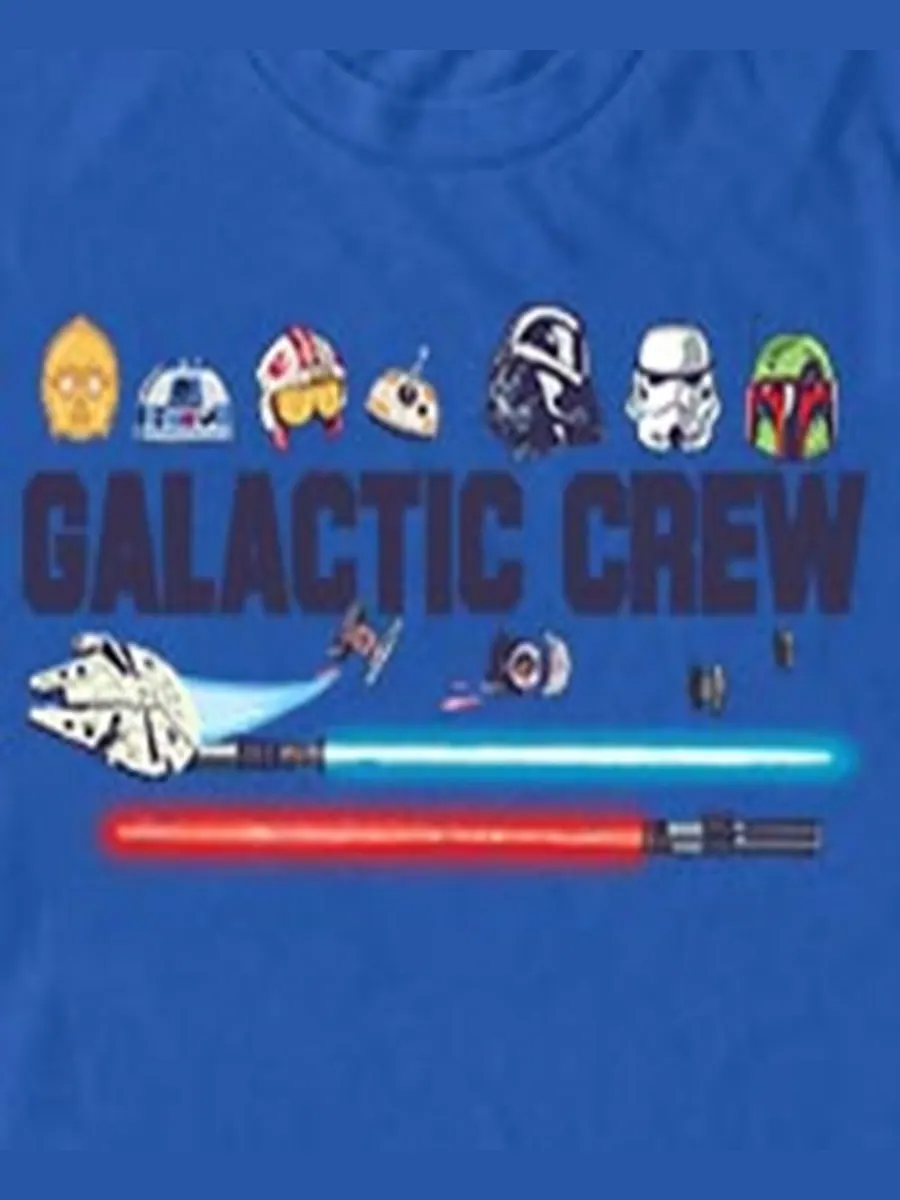 Мужская футболка с коротким рукавом "Vacay Far Away" Star Wars — изображение 3 из 3, королевский