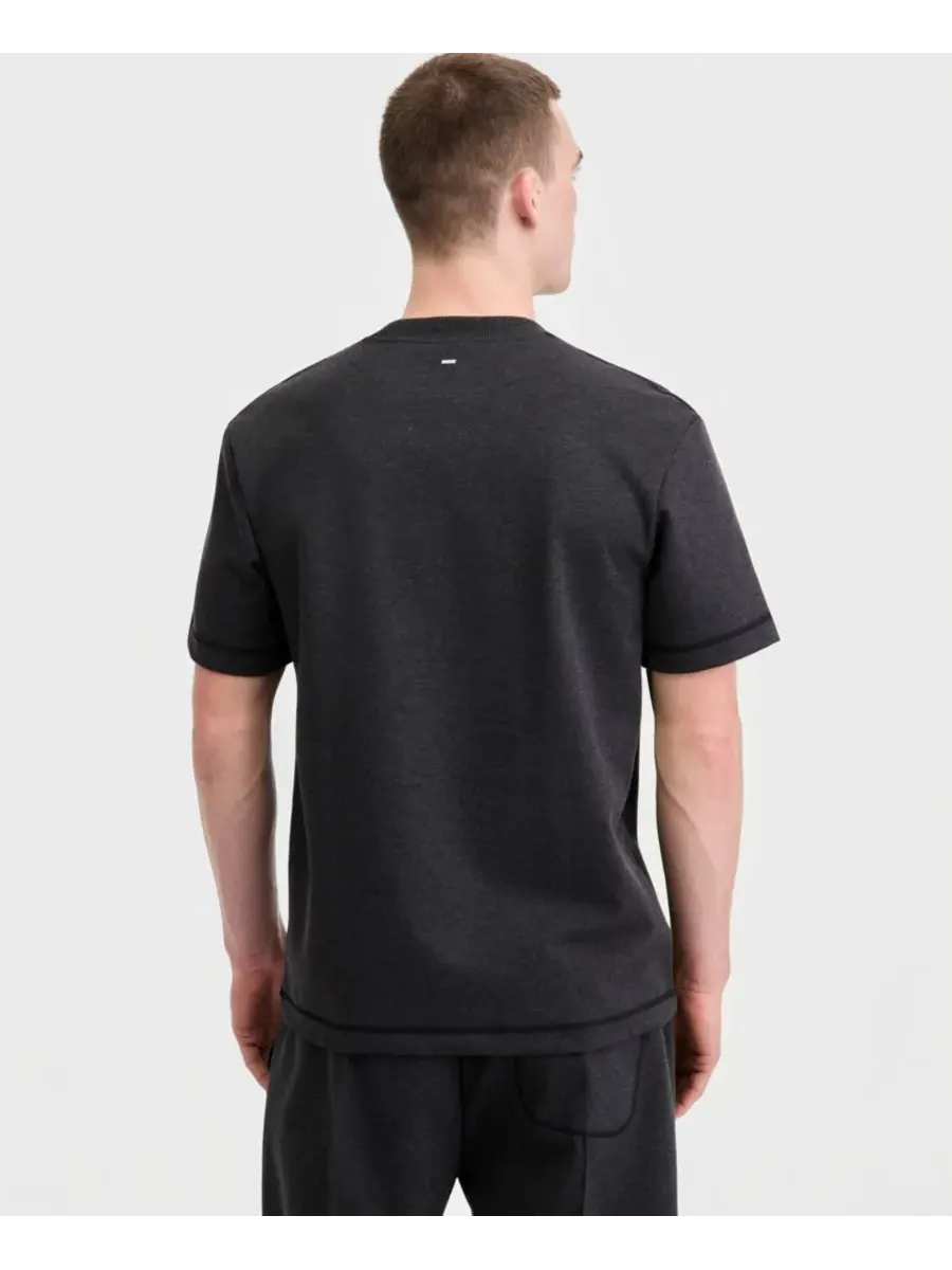 Мужская футболка Dilanso Hugo Boss — изображение 4 из 4, серый