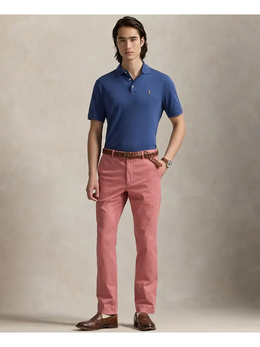 Поло с коротким рукавом из хлопкового пике Classic Fit Polo Ralph Lauren