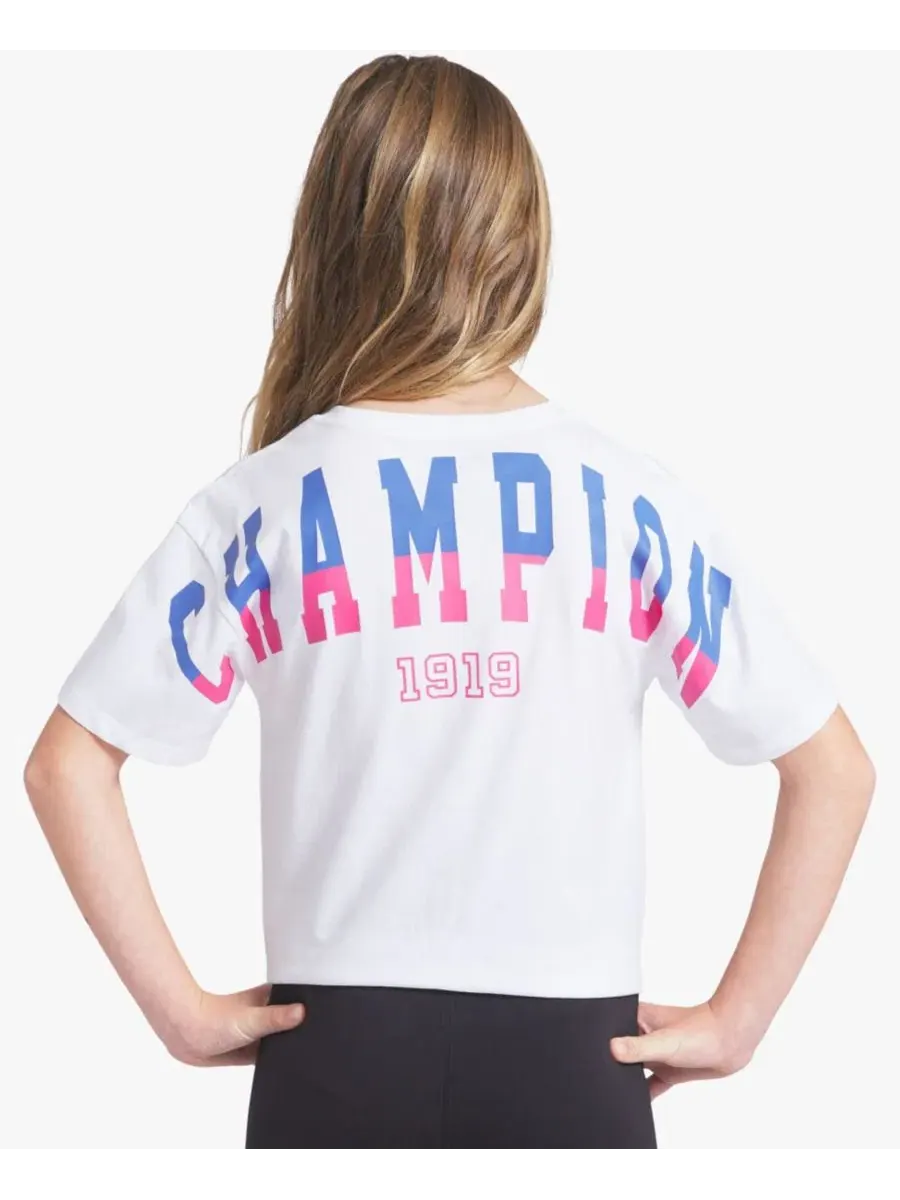 Футболка с завязкой спереди Champion — изображение 2 из 5, яркий белый