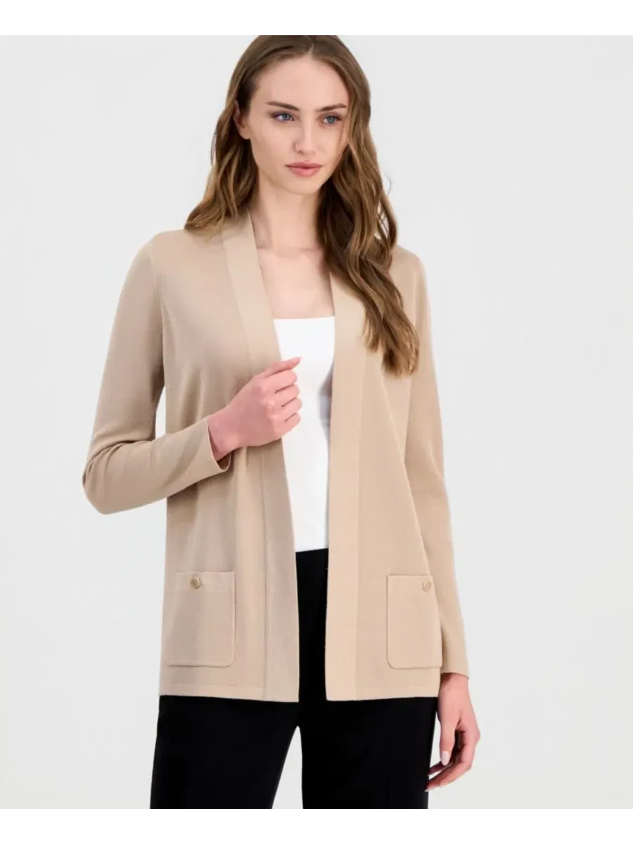 Кардиган Petite Malibu Anne Klein — изображение 1 из 3, бежевый