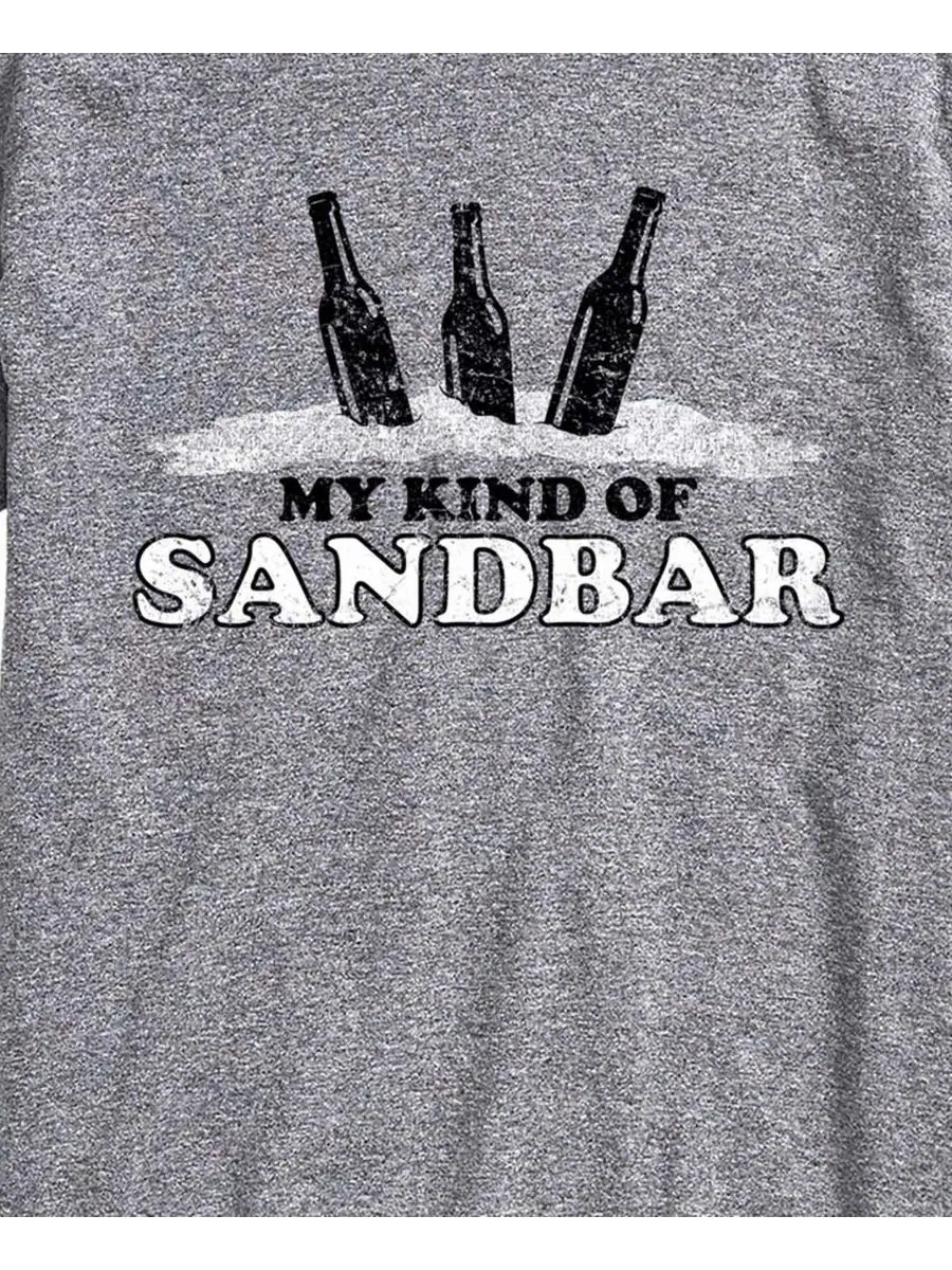 Футболка с принтом My Kind Of Sandbar Bottles AIRWAVES — изображение 3 из 3, приглушенный